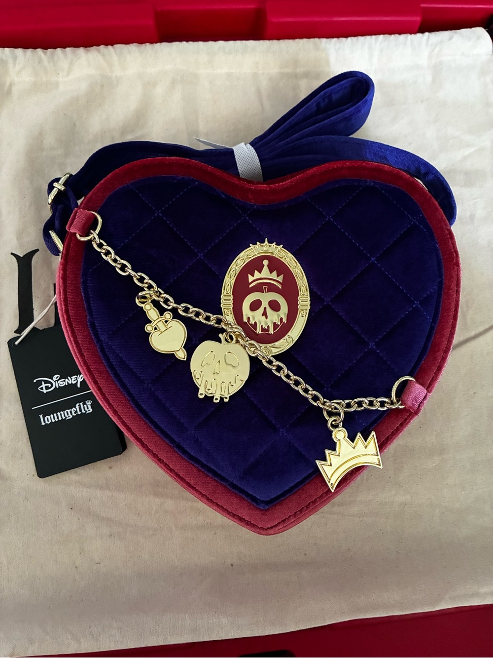 Disney x Loungefly Heart Crossbody Bag